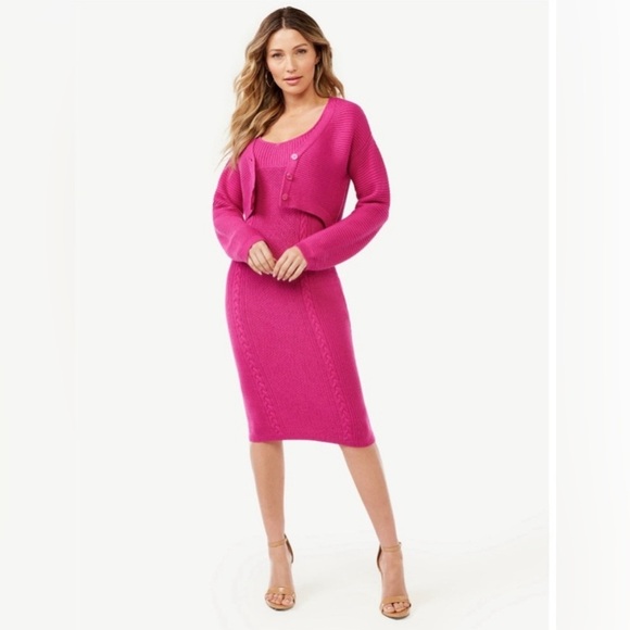 Dresses & Skirts - Sophia Vergara Hot Pink Co Ord Set